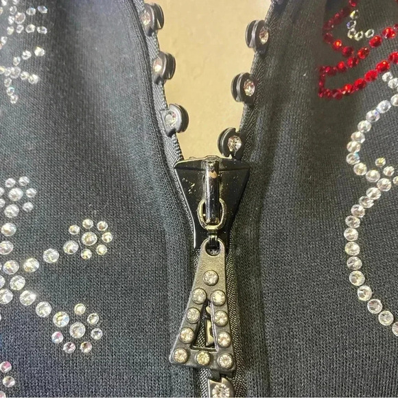 Isaac’s Designs Christmas Zip up‎ Vest women’s size S - Picture 8 of 11